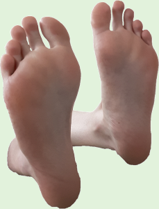 Bottom of the feet