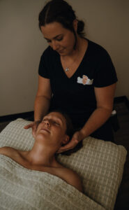 Massage therapy, neck massage